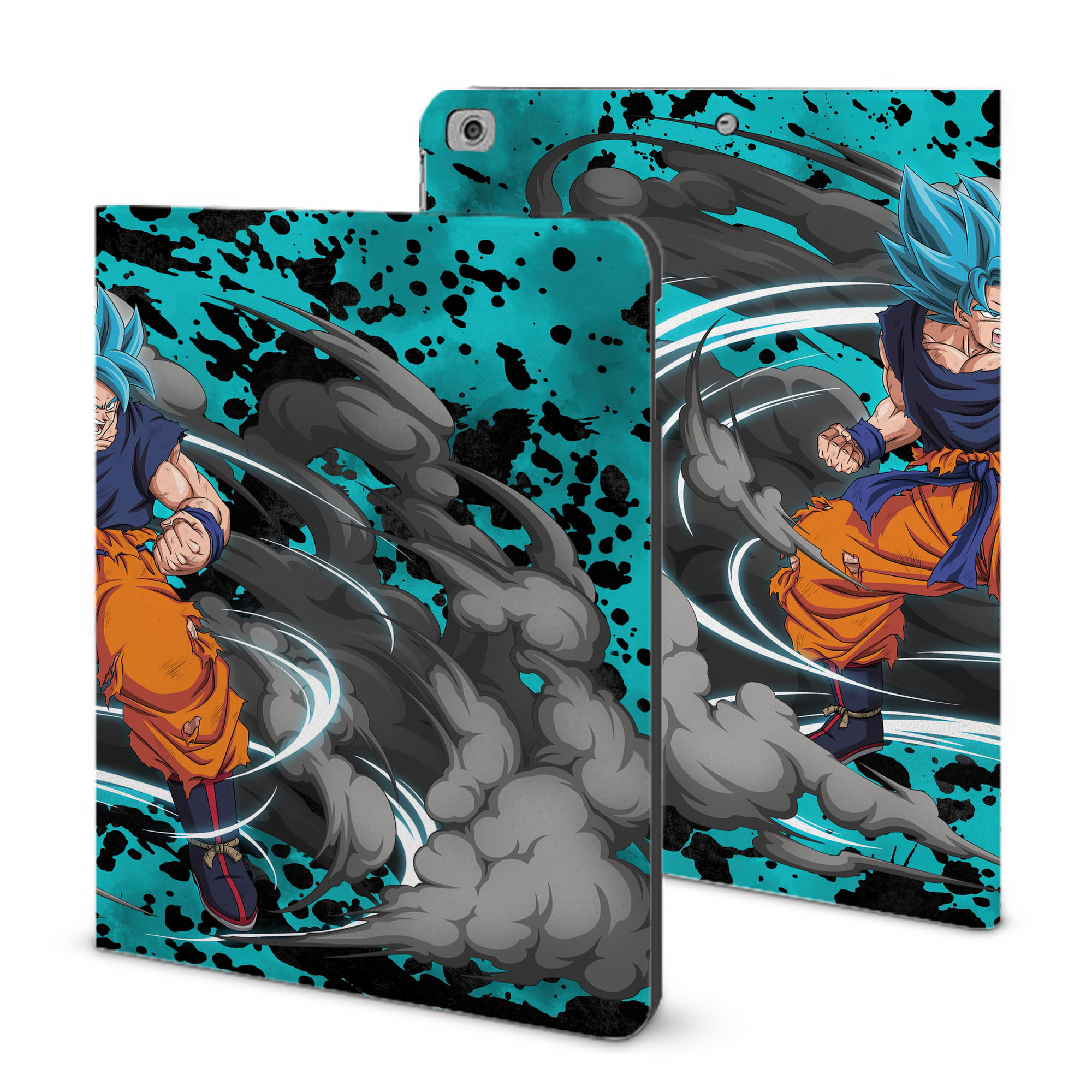 （画像用） ドラゴンボール DRAGON BALL IPad ケース ブック型 PUレザー TPU 耐衝撃 軽量 薄型 ペン収納なし 全面保護 IPad 各モデル対応